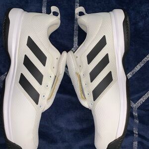 Adidas Men's White and Black Sneakers